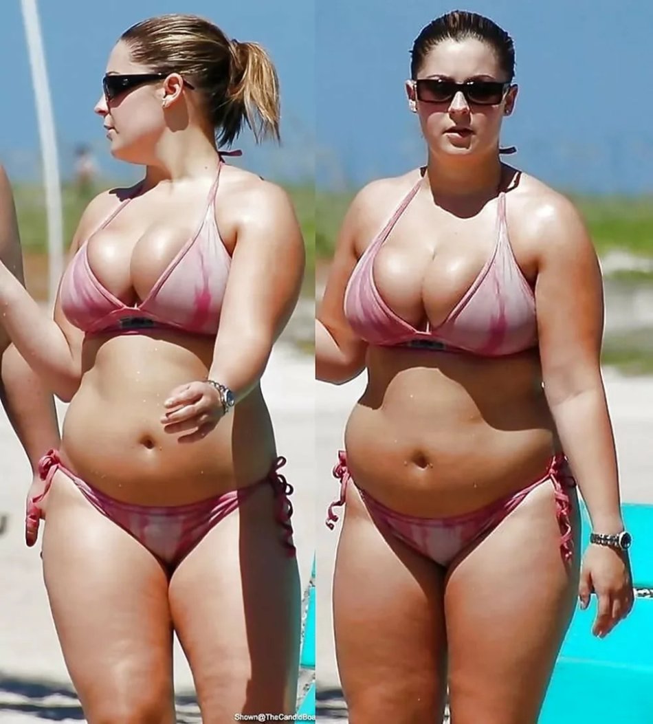 Мега титьки толстожопых женщин вызывают всеобщую зависть