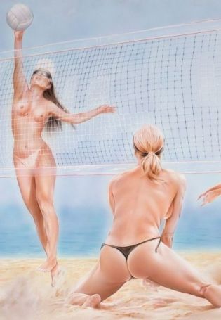 Эротический женский волейбол (83 фото)