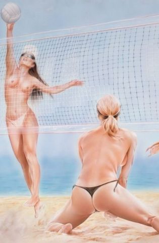 Эротический женский волейбол (83 фото)