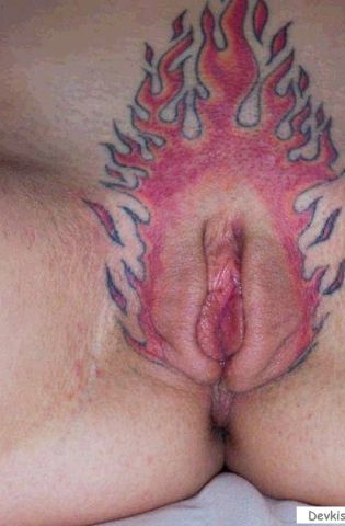 Татуировки на влагалище (55 фото)