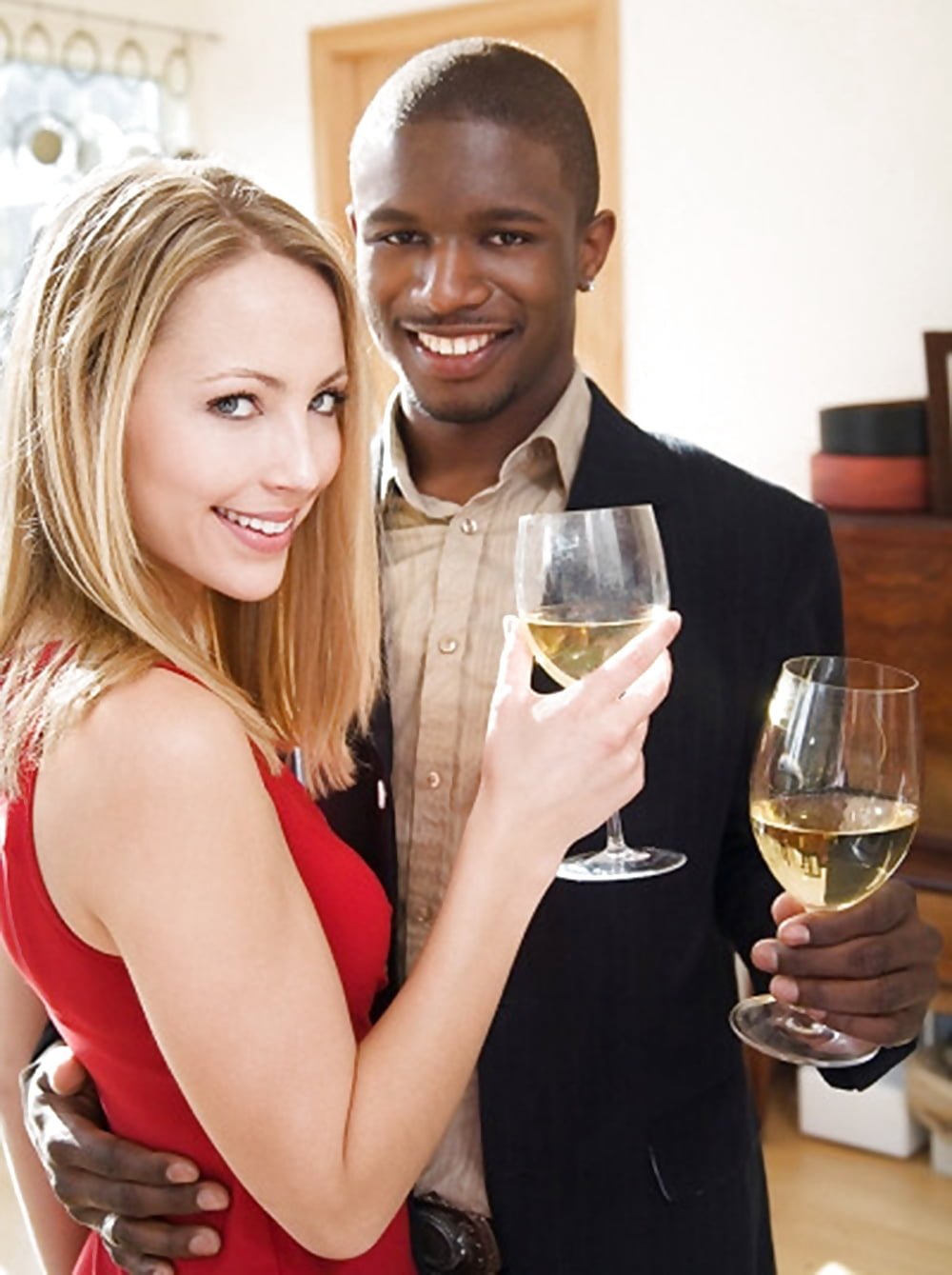 Wife cheats interracial