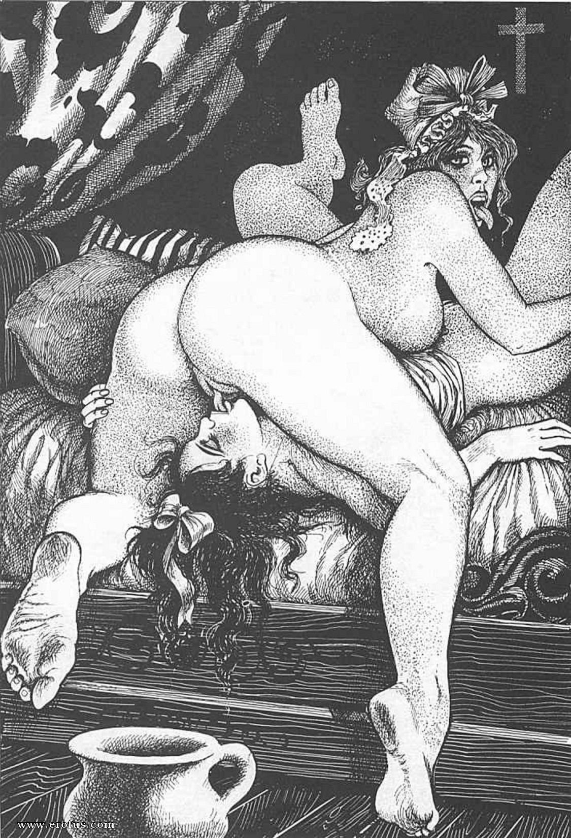 Порно рисунки древнего рима