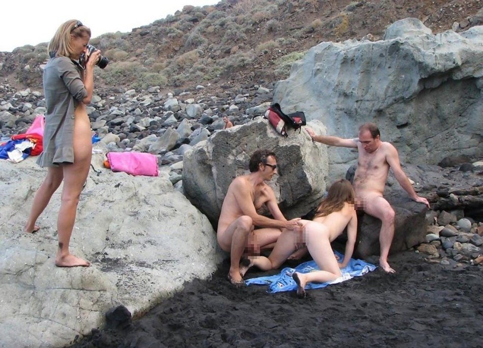 Порно фото нудистов с пляжей