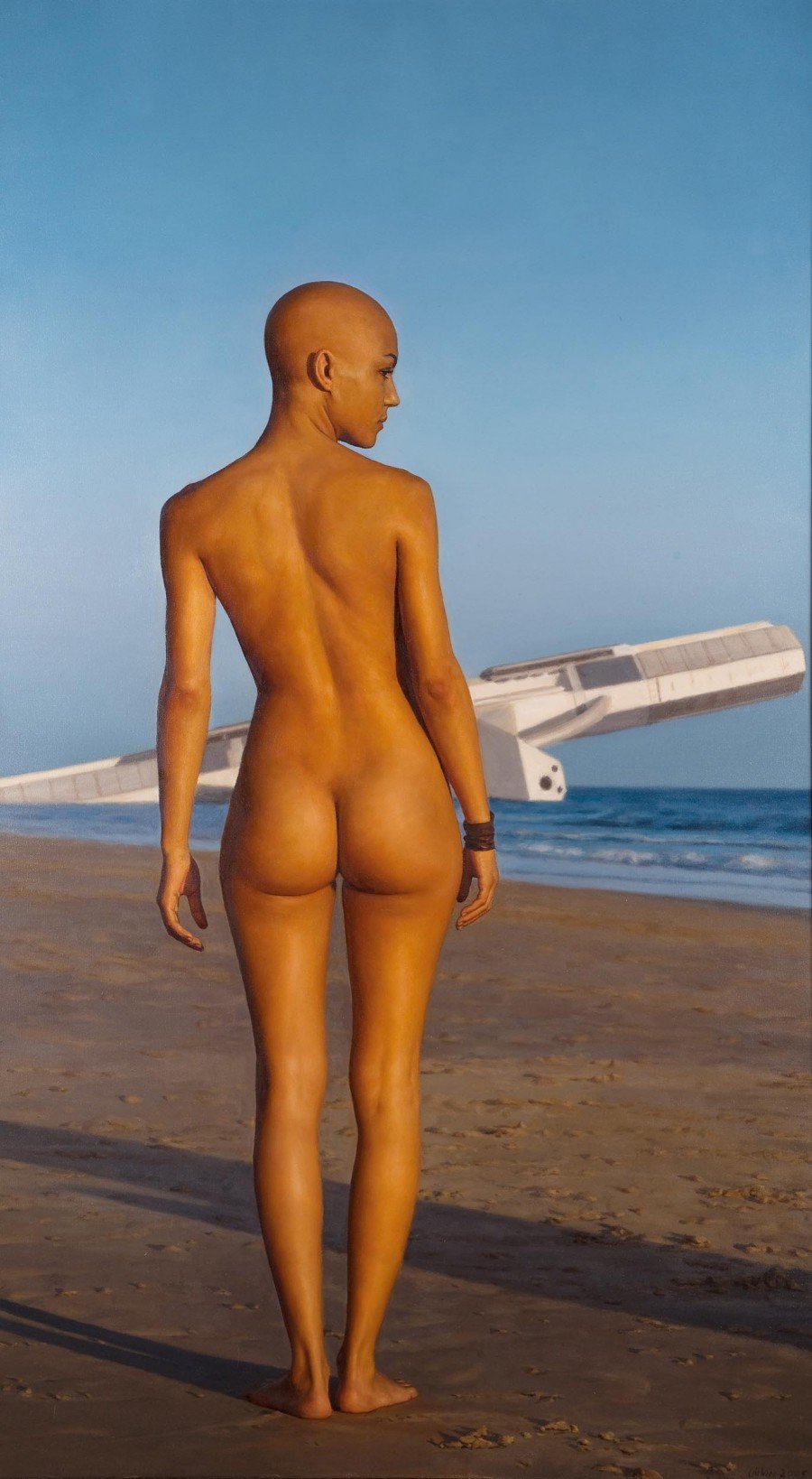 Фото голая лысая девушка