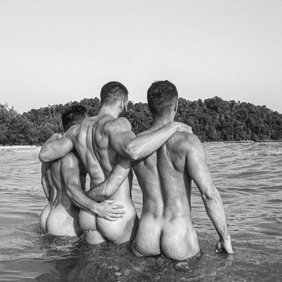 Нудисты парни на пляже (61 фото) - секс и порно