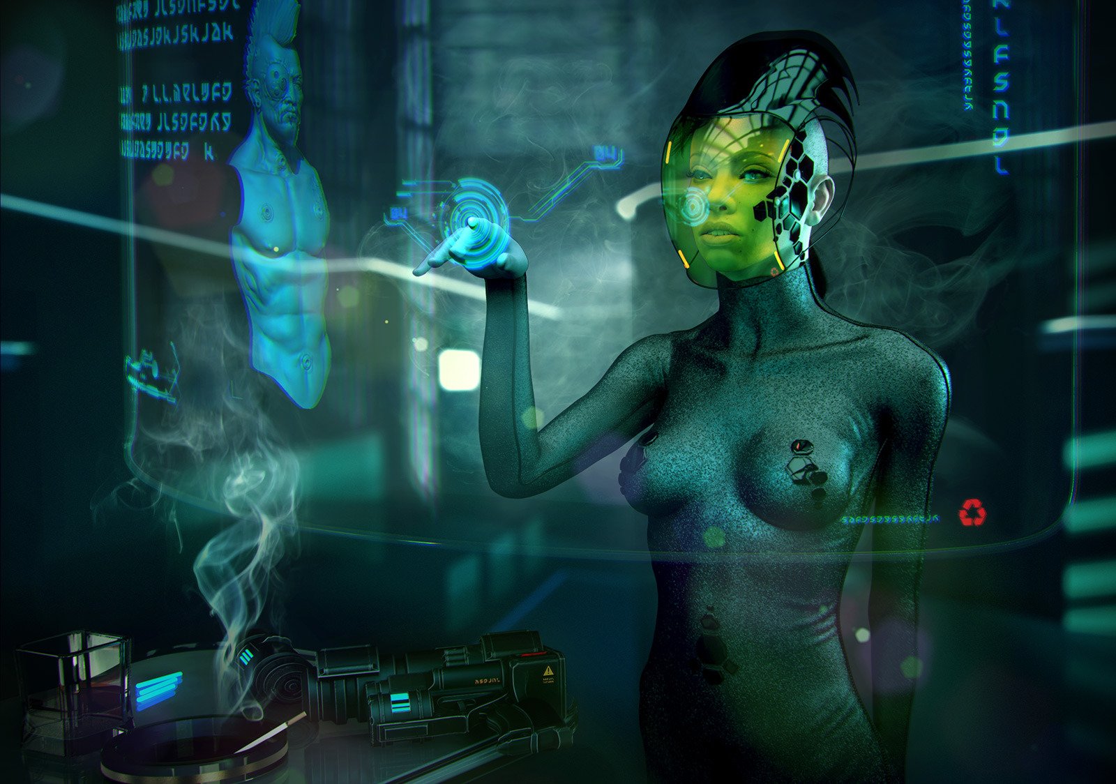 Cyberpunk голые девушки фото 59