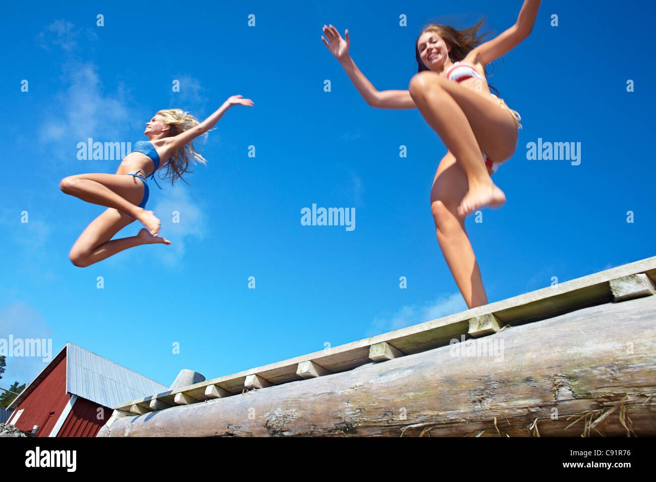 Jumping Topless