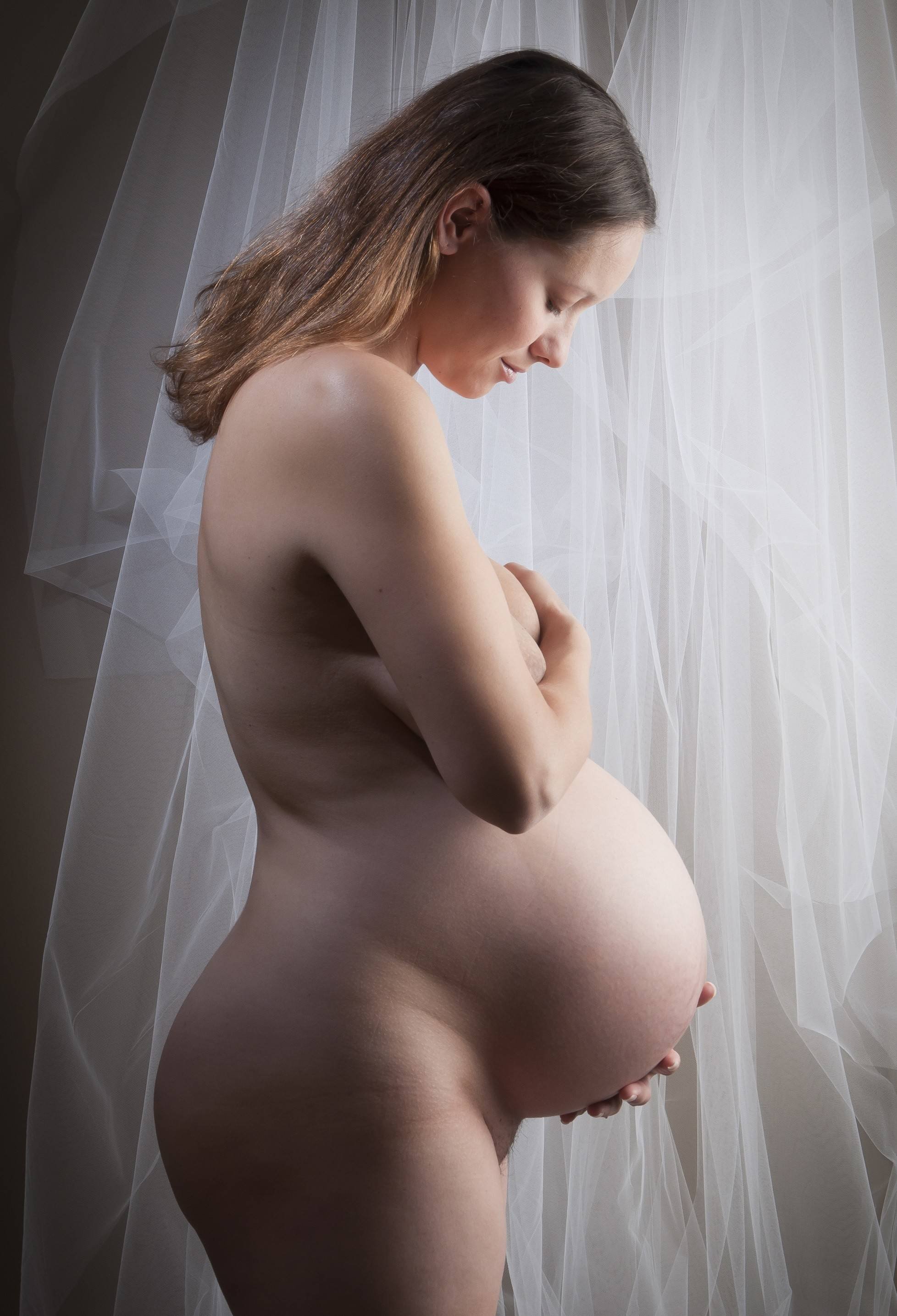 Беременная девушка голая (84 фото) - секс фото