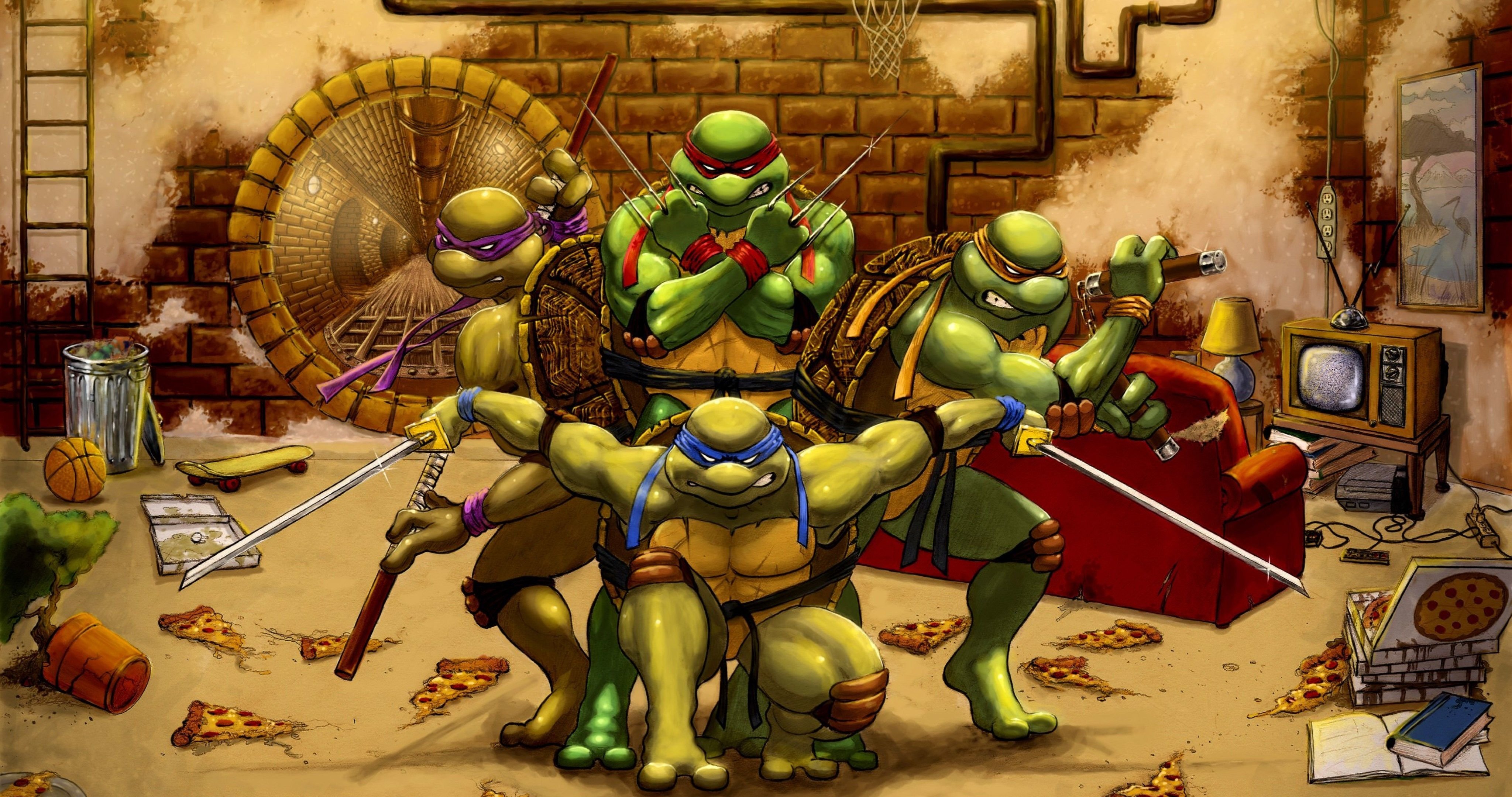 Много черепашки ниндзя. TMNT 2003 Микеланджело. Микеланджело TMNT 2003 арт. Истмен Черепашки ниндзя. Тинейдж МУТАНТ ниндзя Туртлес.