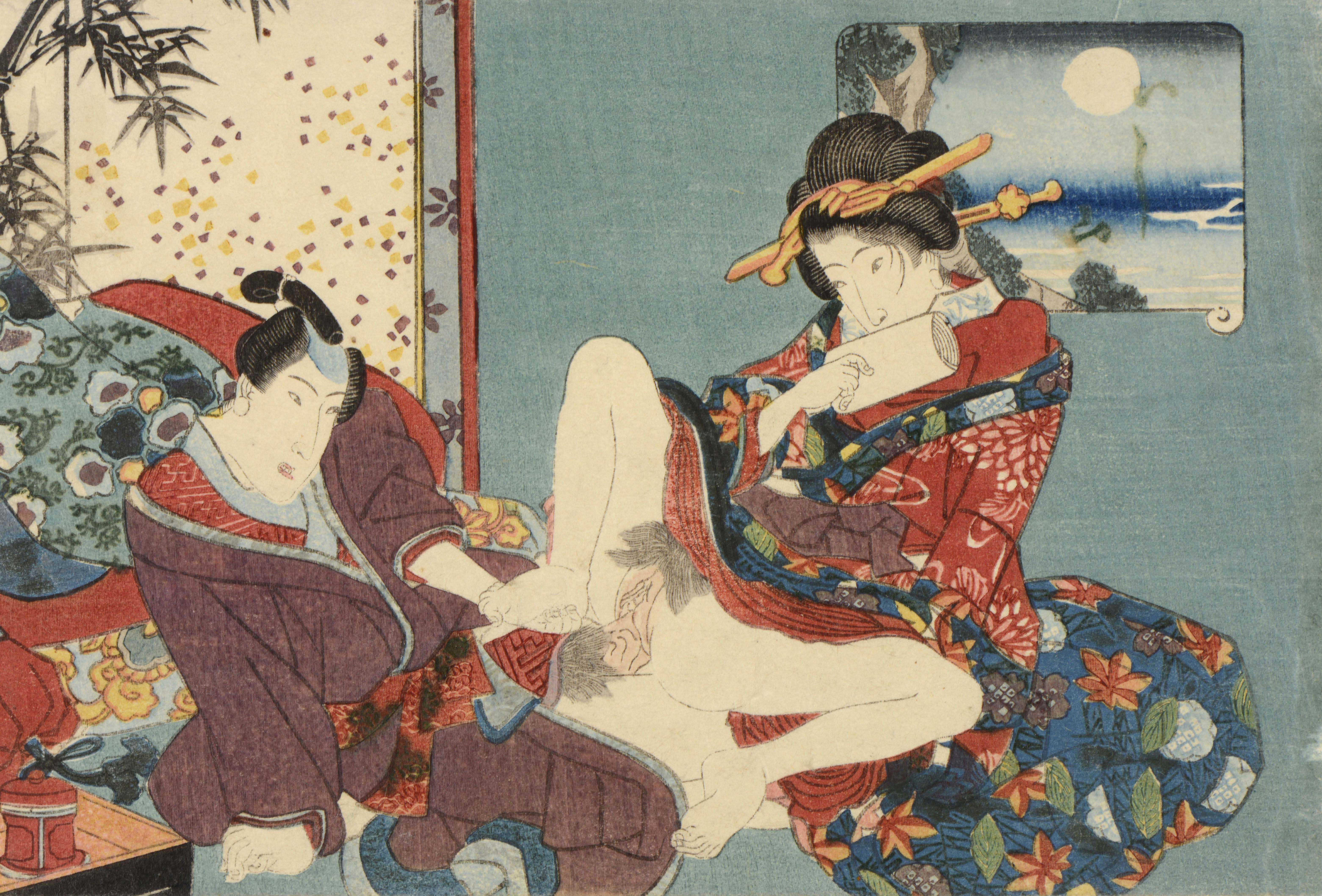 японские гравюры эротика фото 107